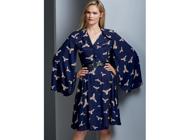 Vogue 9345 - Skjortekjole.