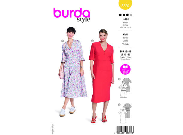 Burda 5820 - Kjole