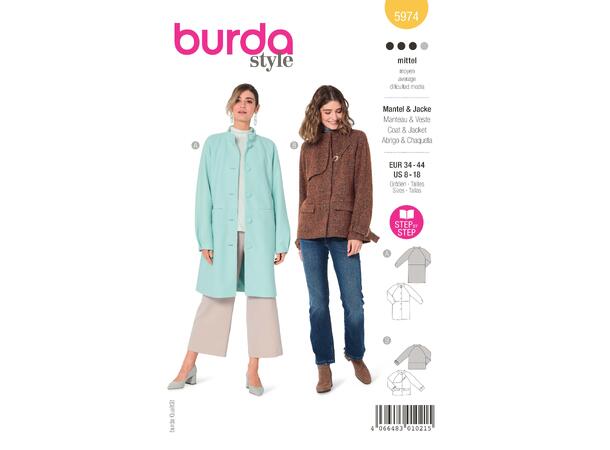 Burda 5974 - Kåpe og Jakke