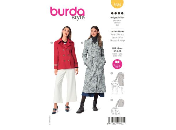 Burda 5984 - Jakke & Kåpe
