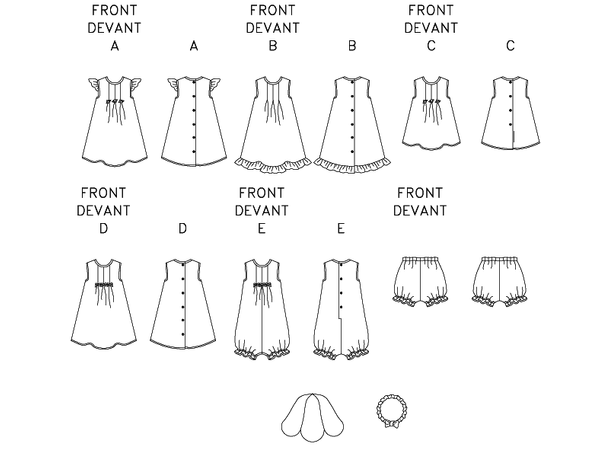 Butterick 3405 - Babysett