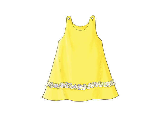 Butterick 3772 - Kjoler til barn