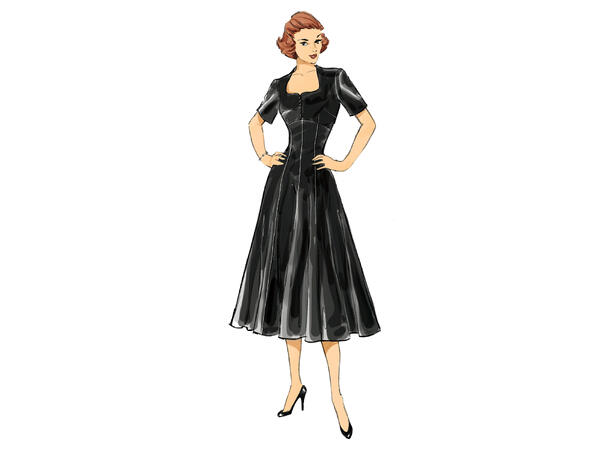 Butterick 6018- Retro Kjole