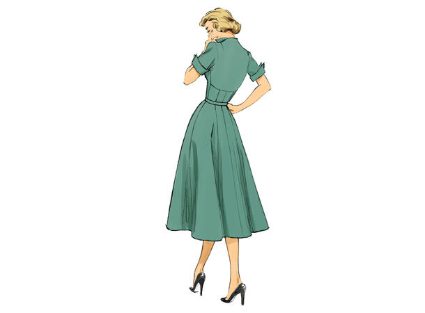 Butterick 6018- Retro Kjole