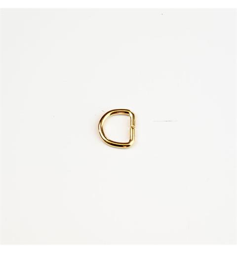 D-ring Gullfarget 11 mm