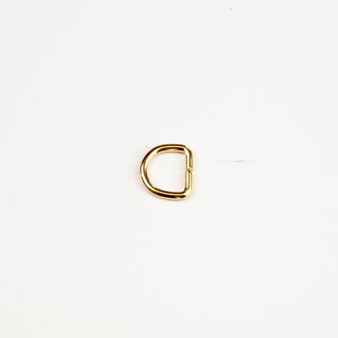 D-ring Gullfarget 11 mm