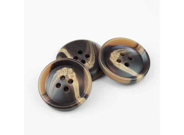 Marmorert knapp matt 30 mm Cream