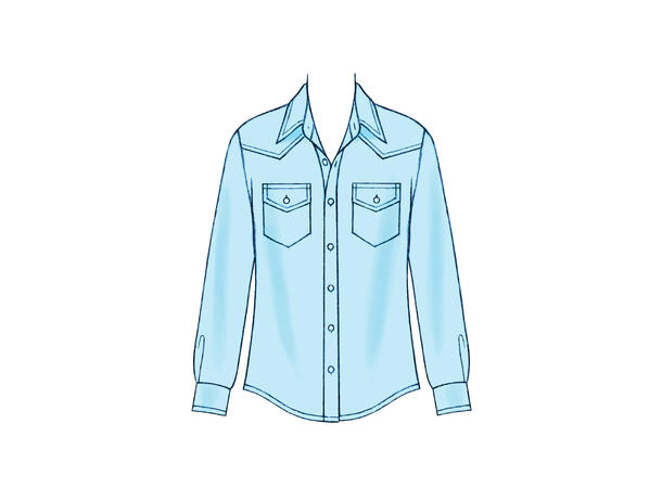 McCall's 6044 - Skjorte til herre.