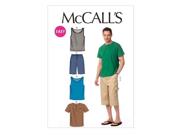 McCall's 6973 - T-skjorte, shorts XM (S-M-L)
