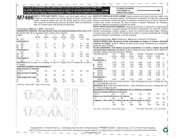McCall's 7486 - Joggedress.