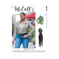 McCall's 8155 - Jakke & Vest KK (26W-28W-30W-32W)