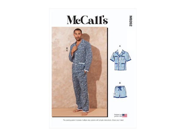 McCall's 8262 - Pysjamas til herre.