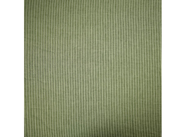 Mønstret linblanding, striper grønn