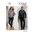 Vogue 1877 - Unisex Bomberjakke XM (S-M-L)