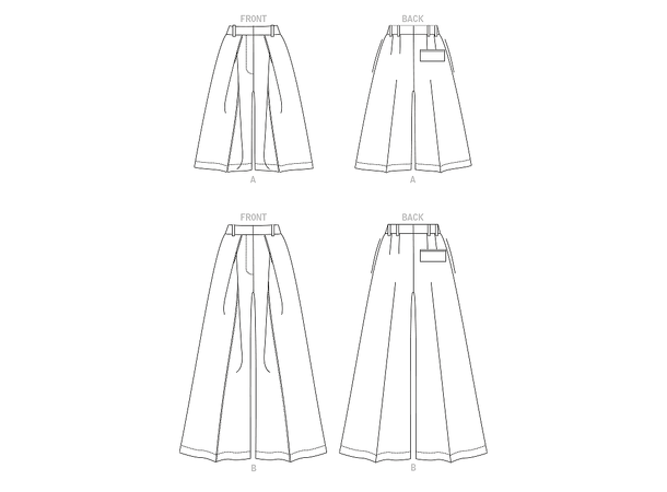 Vogue 1910 - Vide bukser.