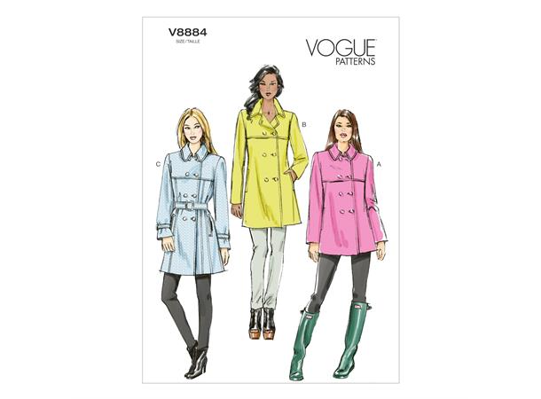 Vogue 8884  - Jakke E5 (14-16-18-20-22)