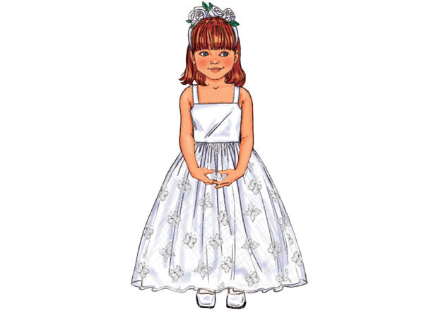 Butterick 3351 - Brudepikekjole