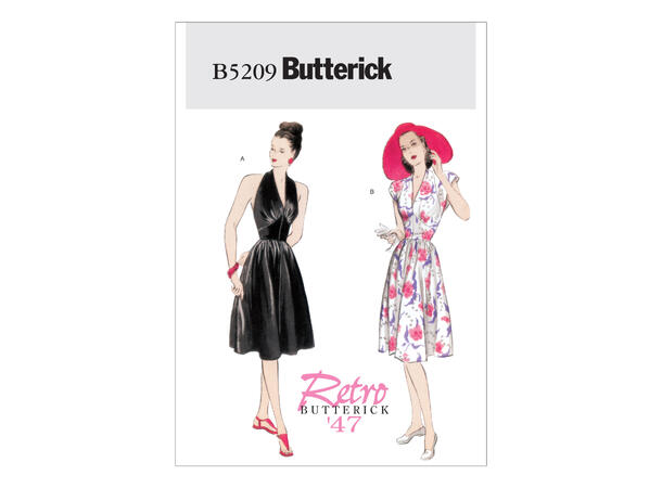 Butterick 4790- Retro Kjole