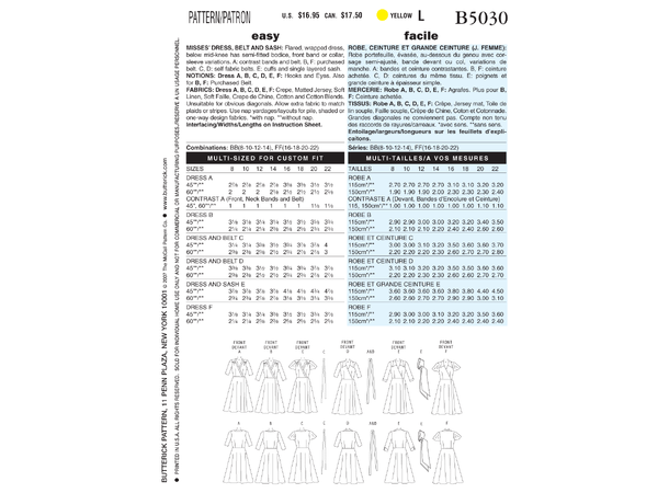 Butterick 5030, Kjole