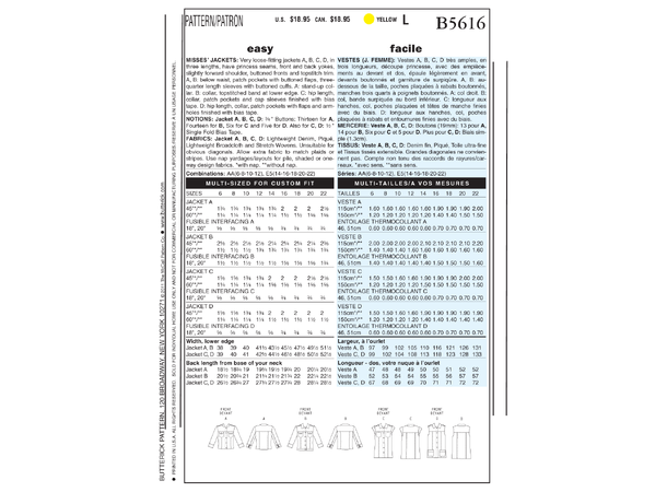 Butterick 5616