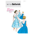 Butterick 5748- Retro Kjole E5 (14-16-18-20-22)