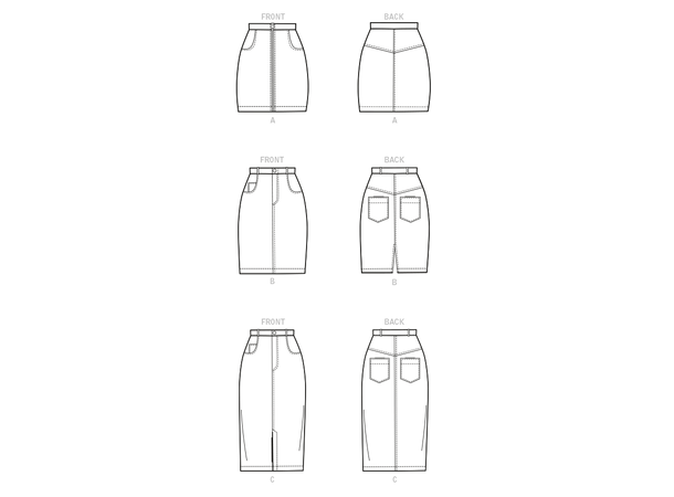 McCall's 8149 - Skjørt.