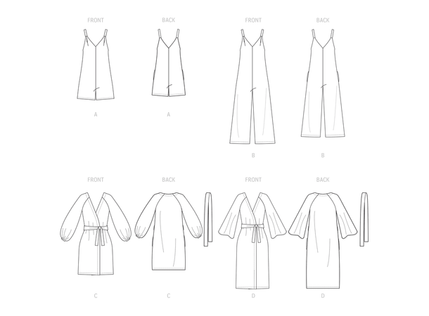 McCall's 8261 - Jumpsuit og Jakke.