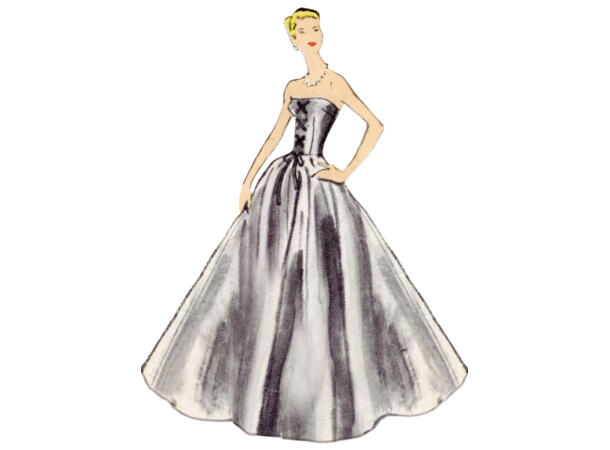 Vogue 1931 - Vintage kjole.