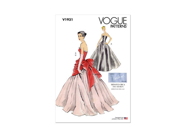 Vogue 1931 - Vintage kjole.