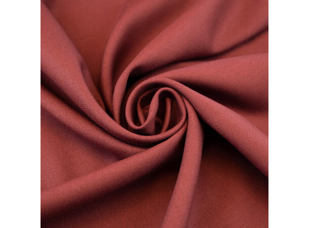 Økologisk Glatt Medium Tykk Ull, Vinrød