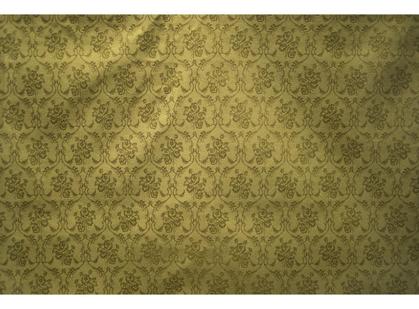 Bomulls Jaquard, Brokade, Oliven