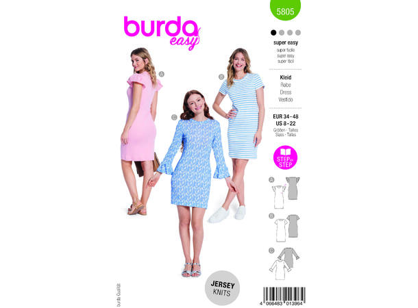 Burda 5805 - Kjole