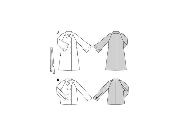 Burda 5824 - Kåpe og Jakke