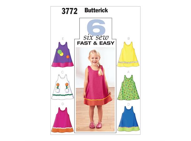 Butterick 3772 - Kjoler til barn