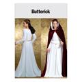 Butterick 4377- Historisk kjole og kappe EE (14-16-18-20)