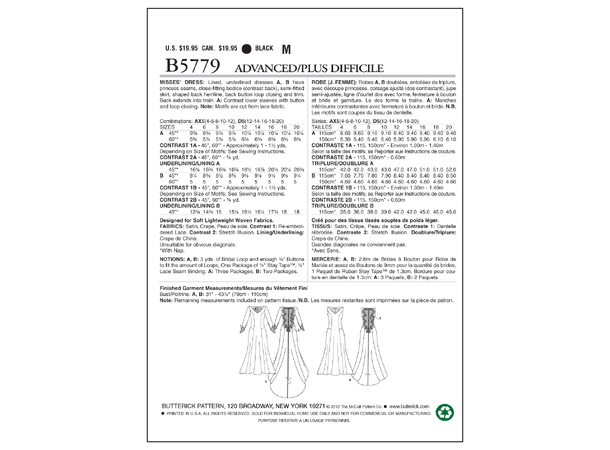 Butterick 4377- historisk kjole og kappe
