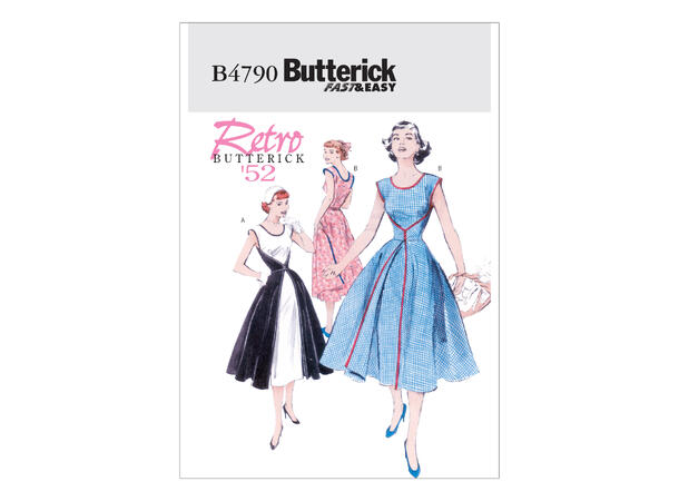 Butterick 4790- Retro Kjole
