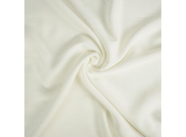 Ensfarget, vevet viskose i hvit