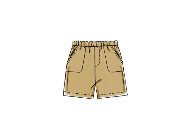 McCall's 6016 - Skjorte og shorts til barn.