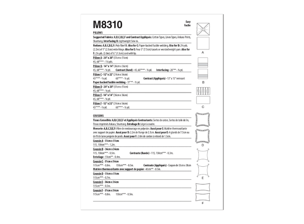 McCall's 8310 - Putetrekk.