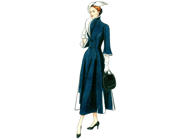 Vogue 1738 - Vintage kjole.