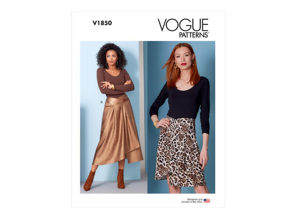 Vogue 1850 - Omslagsskjørt.