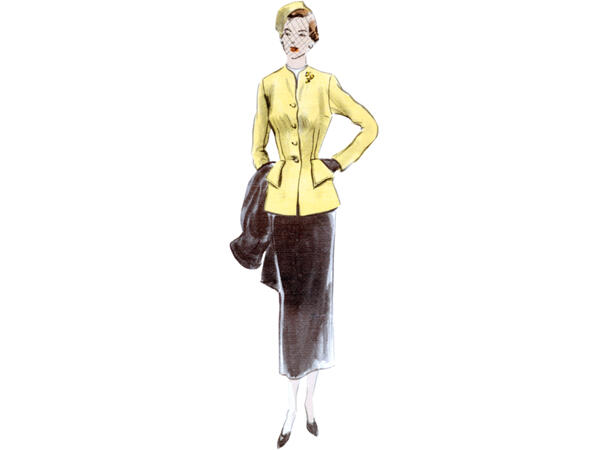 Vogue 1932 - Vintage Kåpe, jakke og skjørt