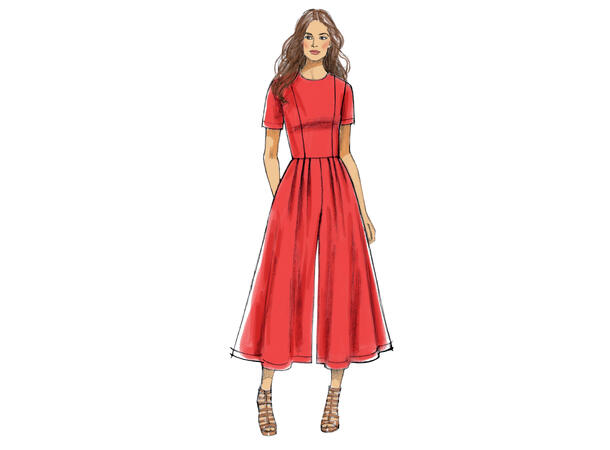 Vogue 9075 - Kjole og jumpsuit.