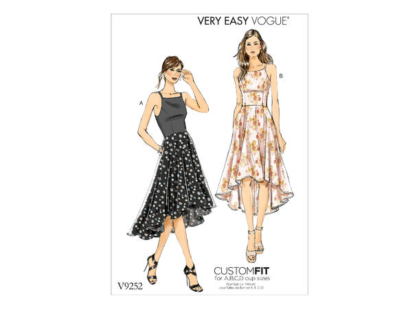 Vogue 9252 - Kjole.