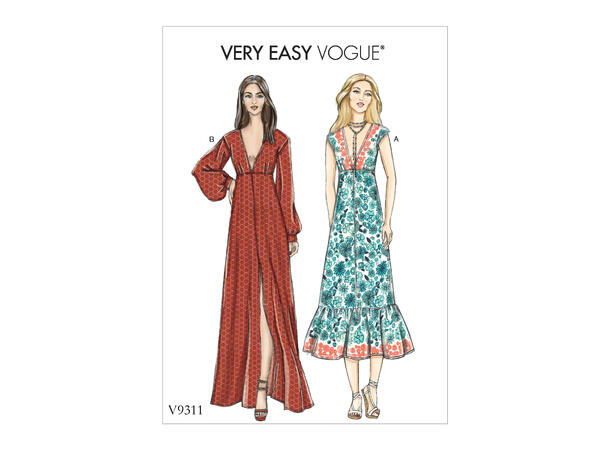 Vogue 9311 - Kjole.