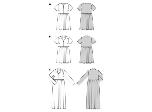 Burda 5829 - Kjole