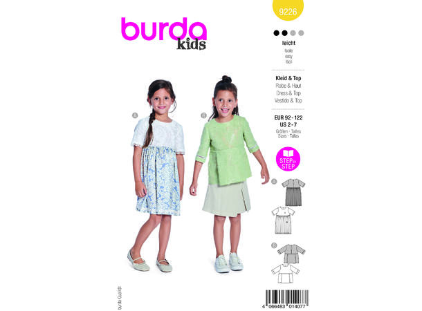 Burda 9226 - Kjole og topp