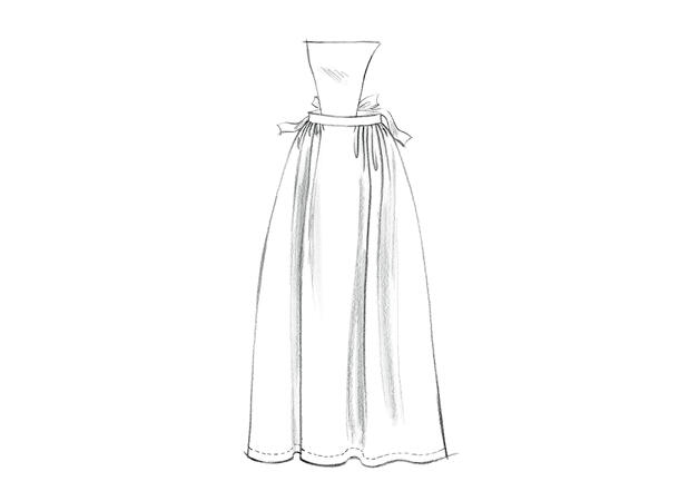 Butterick 5474- Historisk forkle til dame