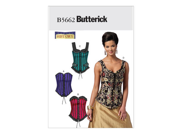 Butterick 5662- Historiske korsett